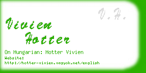vivien hotter business card